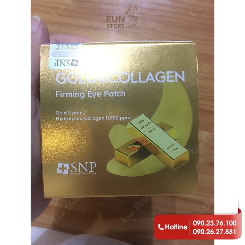 Mặt Nạ Mắt Gold & Collagen Firming Eye Patch SNP