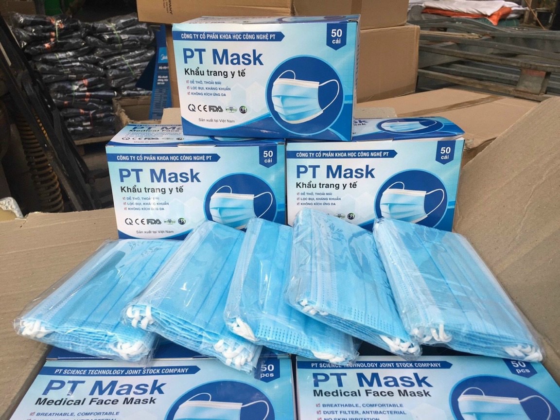 Khẩu trang y tế pt mask