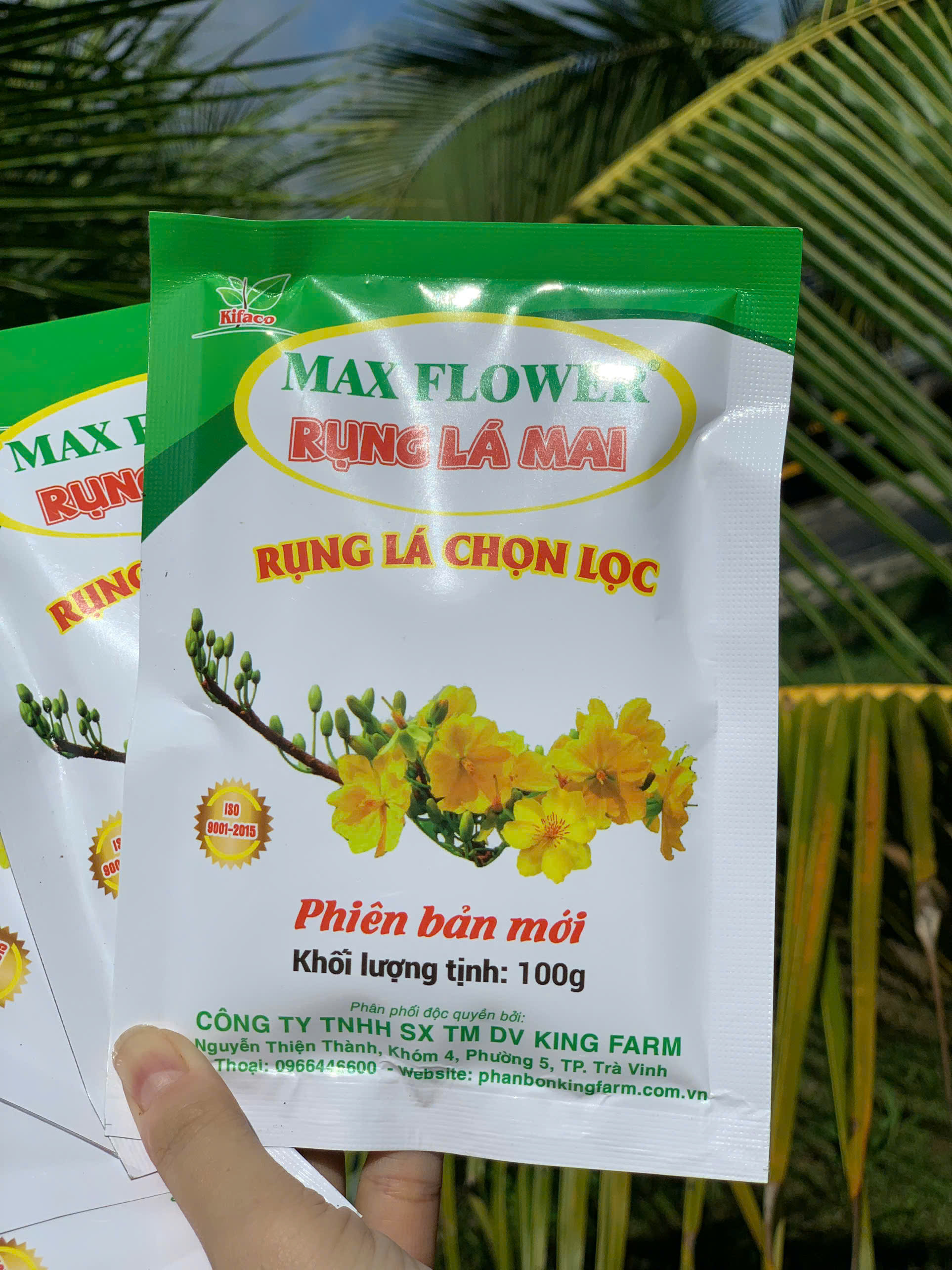 PHÂN BÓN RỤNG LÁ MAI GÓI 100G - RỤNG LÁ SIÊU THÔNG MINH