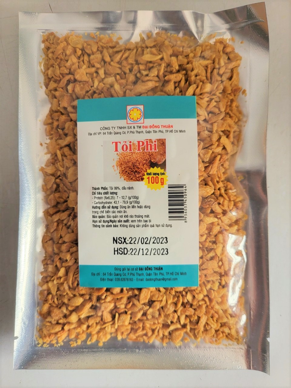 [Gói 100g] TỎI PHI [VN] ĐẠI ĐỒNG THUẬN Fried Garlic