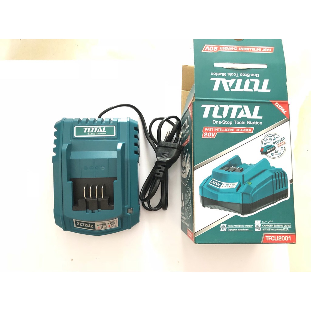 20V CỤC SẠC PIN LI-ION TOTAL - TFCLI2001