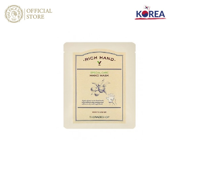 Mặt Nạ Chăm Sóc Tay/Chân TheFaceShop Rich Hand V Special Carehand Mask 16ml