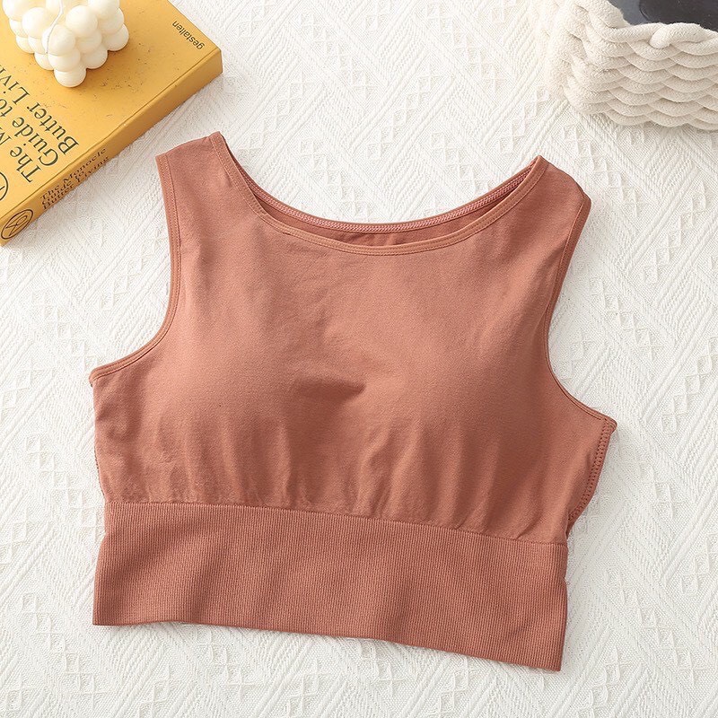Áo Bra Tập Gym - Áo Ngực Thể Thao - Bra Mút Mỏng Dáng Lửng MYBIKINI B6666