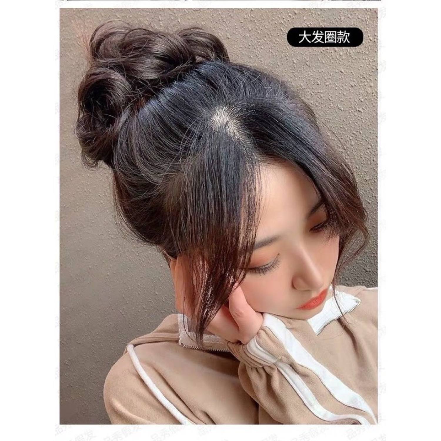 Tóc Giả Búi kẹp Xoăn ( Dạng to), búi mini xoăn