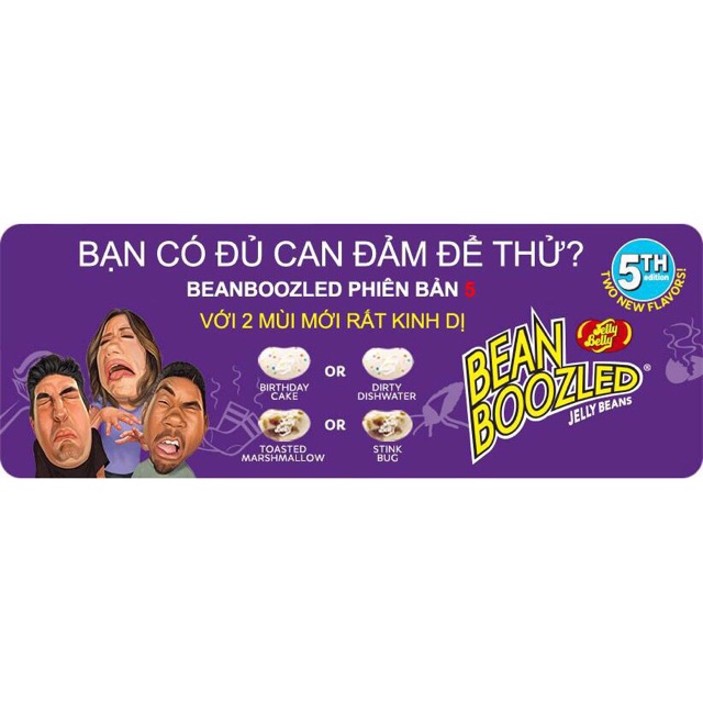 Kẹo thối Bean Boozled hộp nhỏ 45gr ( Phiên bản latest)