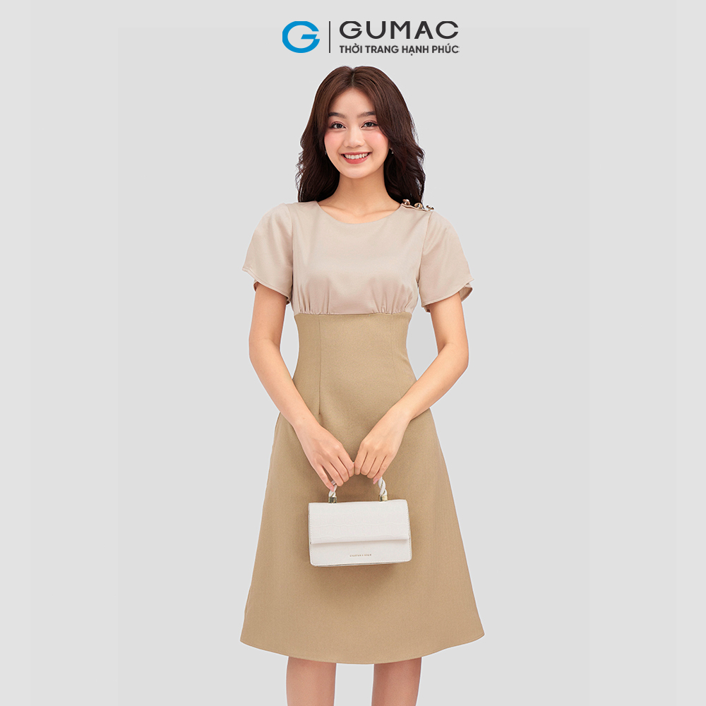 Đầm tay xẻ DC12057 thời trang GUMAC