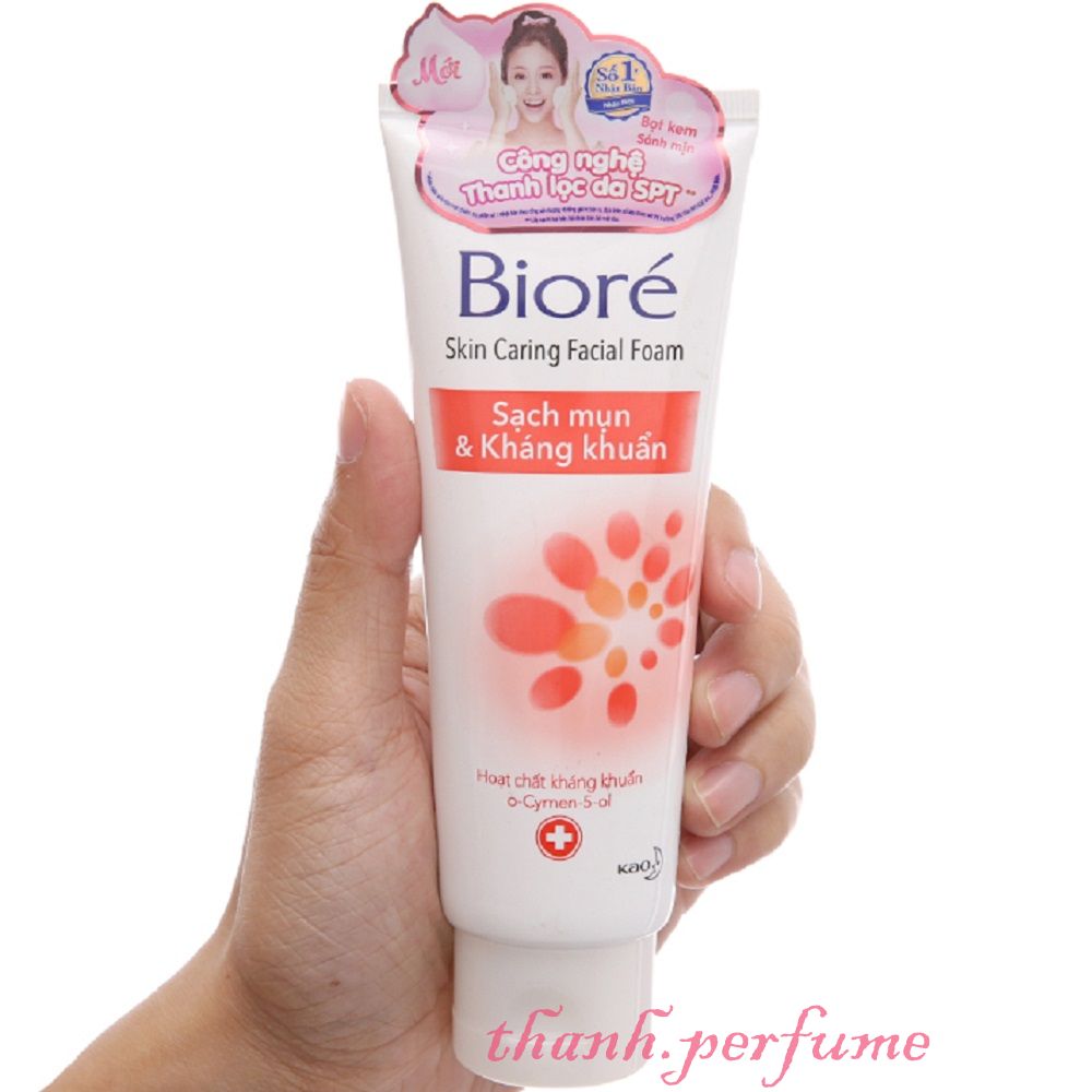 Sữa Rửa Mặt 100G Biore Sạch Mụn & Kháng Khuẩn