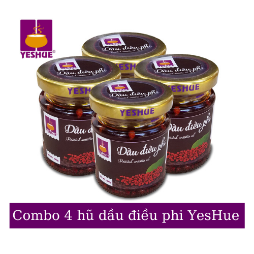 [COMBO] 4 hũ dầu điều phi YesHue 100G/Hũ