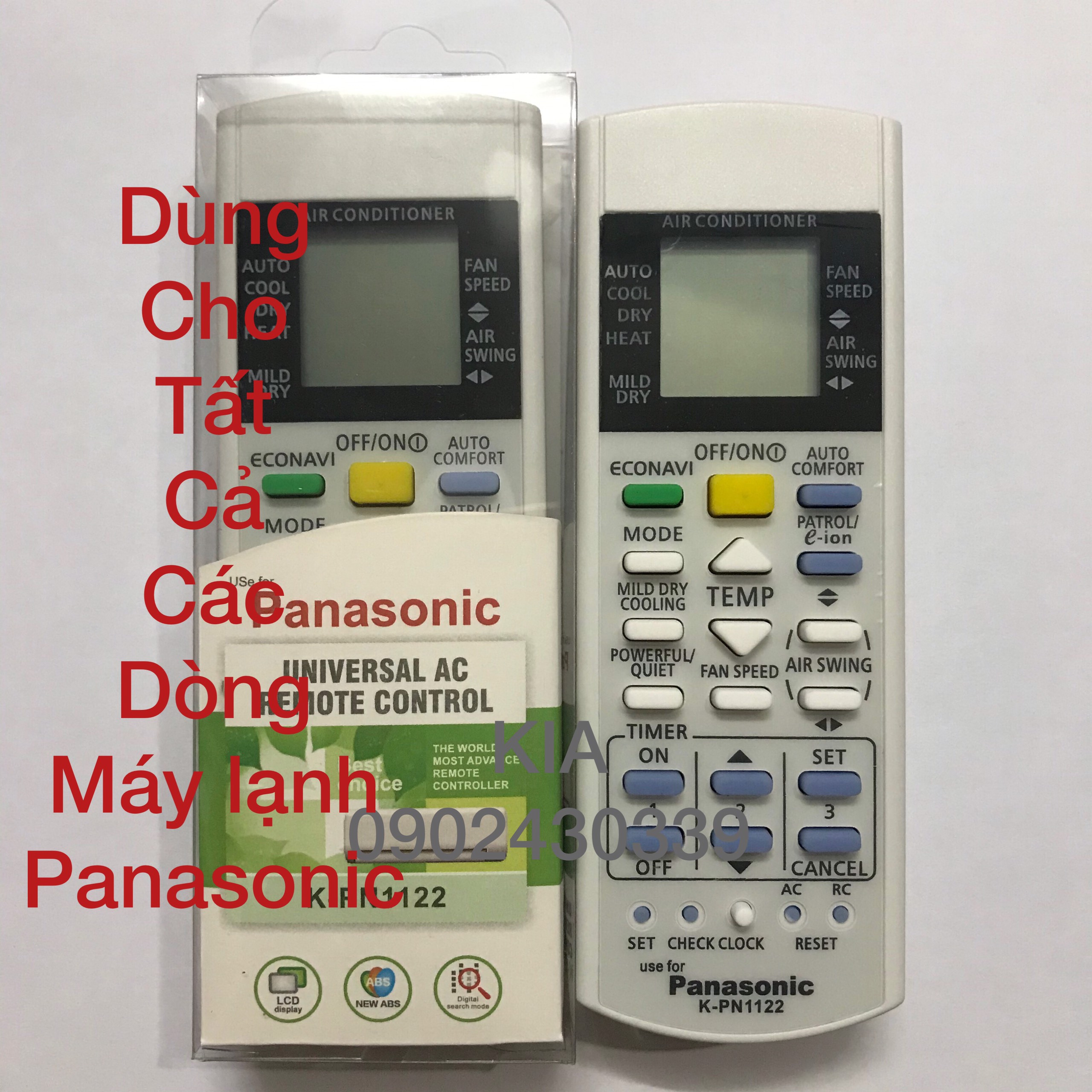 [HCM]Remote dùng cho máy lạnh .PANASONIC K-PN1122 - Điều khiển dùng cho điều hòa PANASONIC K-PN1122