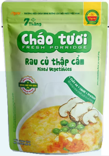 Cháo Tươi Cây Thị - Rau củ thập cẩm 260g (Mở gói ăn ngay)