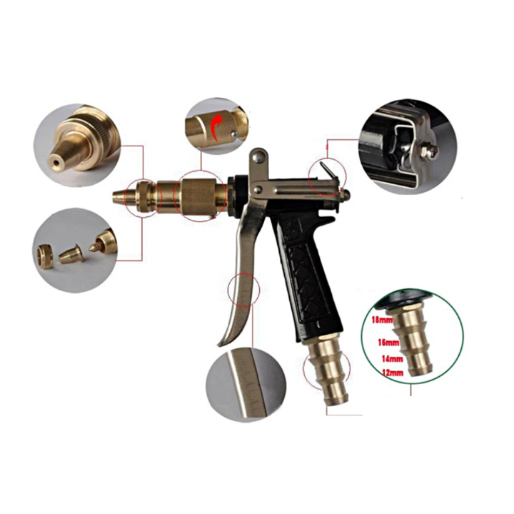 Garden Watering Hose, Car Washing Hose, Car Washing Pressure Hose and Wire Set 236621 (Flat Green Wire - New Belt Connection).