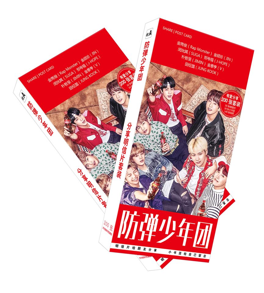 (nhiều mẫu) Hộp postcard BTS Persona, Love yourself, Answer,...