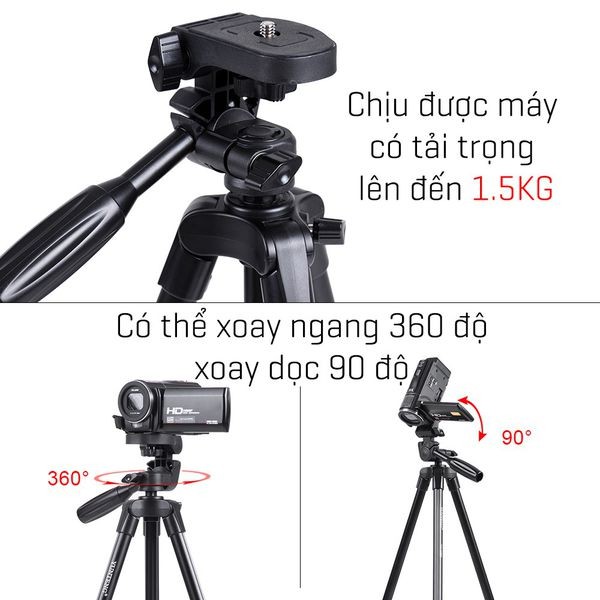 Chân máy Tripod YT-5208 Cao Cấp