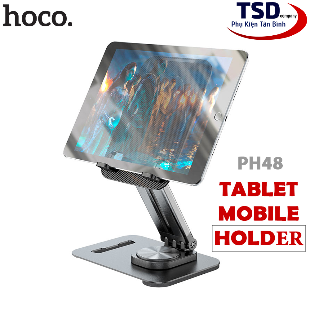 Giá Đỡ Điện Thoại, iPad, Máy Tính Bảng Hoco PH48 Đa Năng Xoay 360 Độ