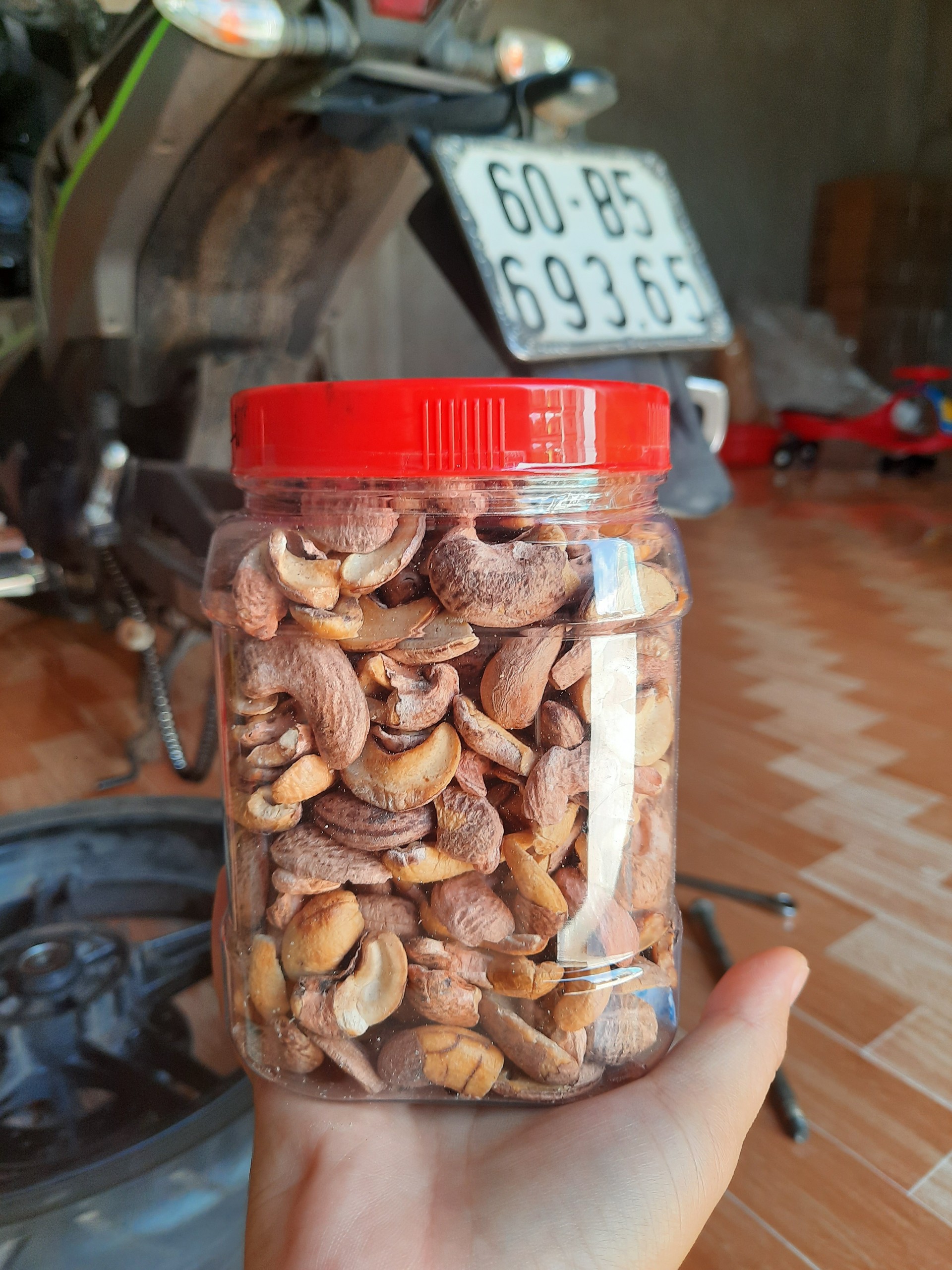 Hạt điều Bể đóng hộp 500gr