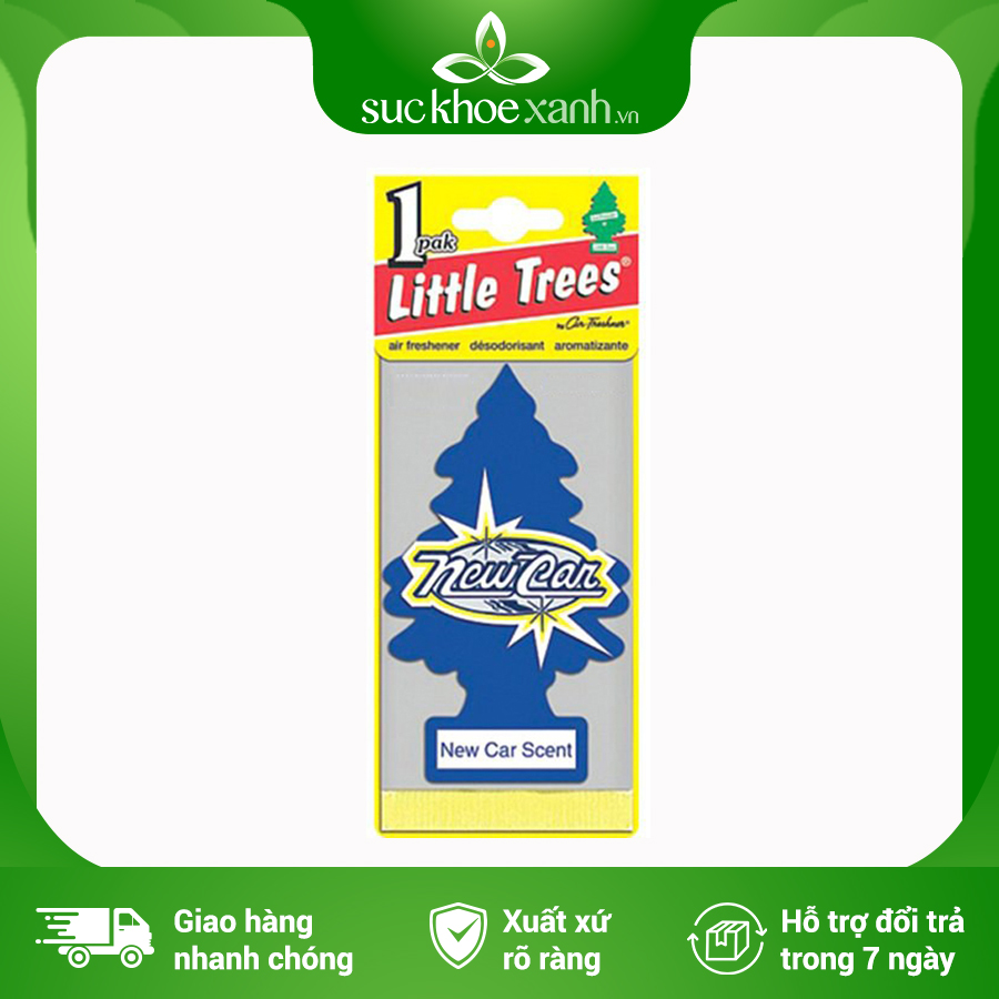 Cây thông thơm Little Trees Newcar (Mỹ) mùi xe mới