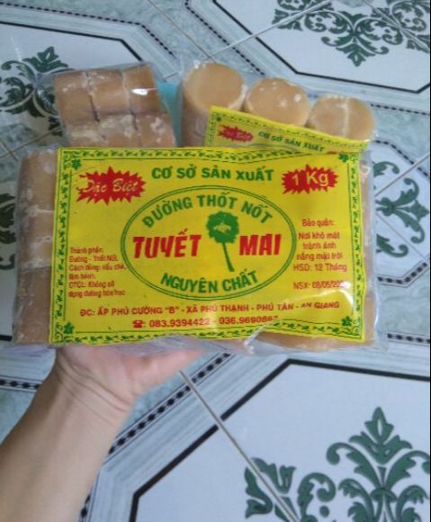 1KG ĐƯỜNG THỐT NỐT BAO NGON