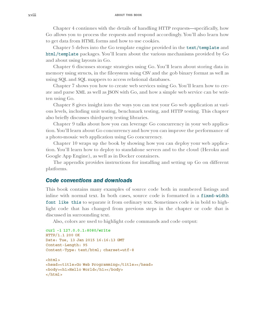 Go Web Programming