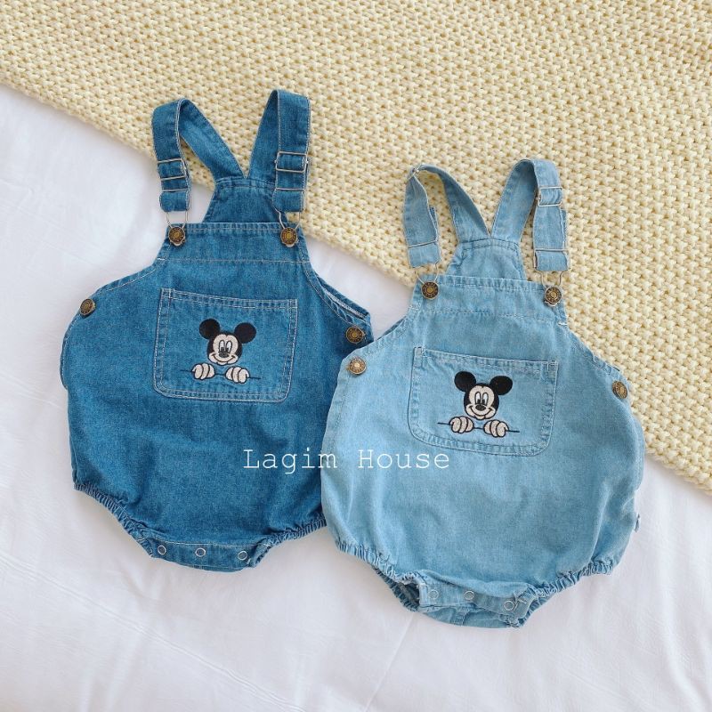 Yếm mickey cho bé trai và bé gái - lagim house