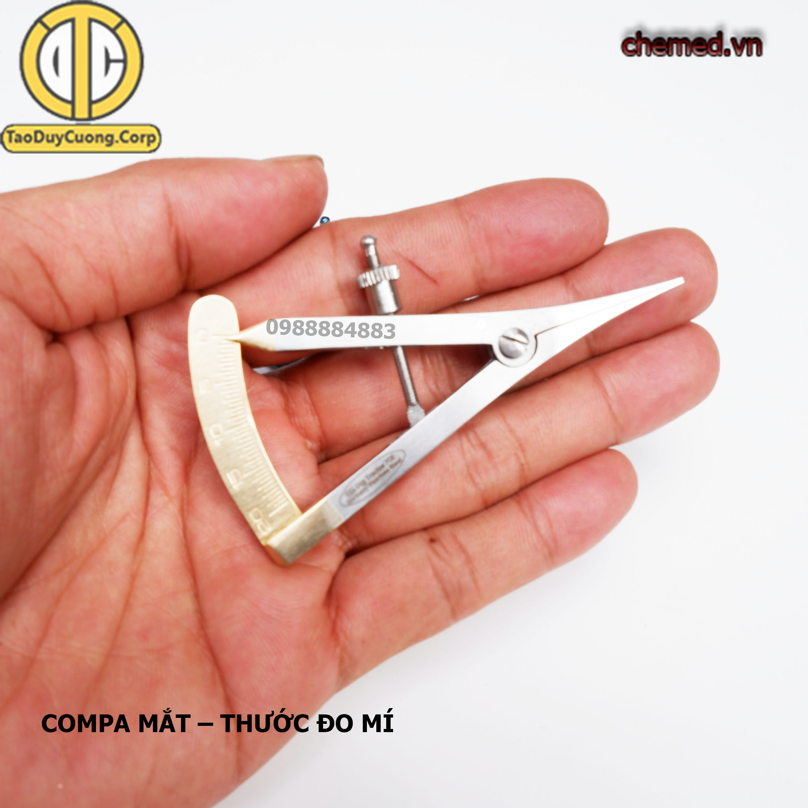 Compa mắt - Thước đo mí mắt