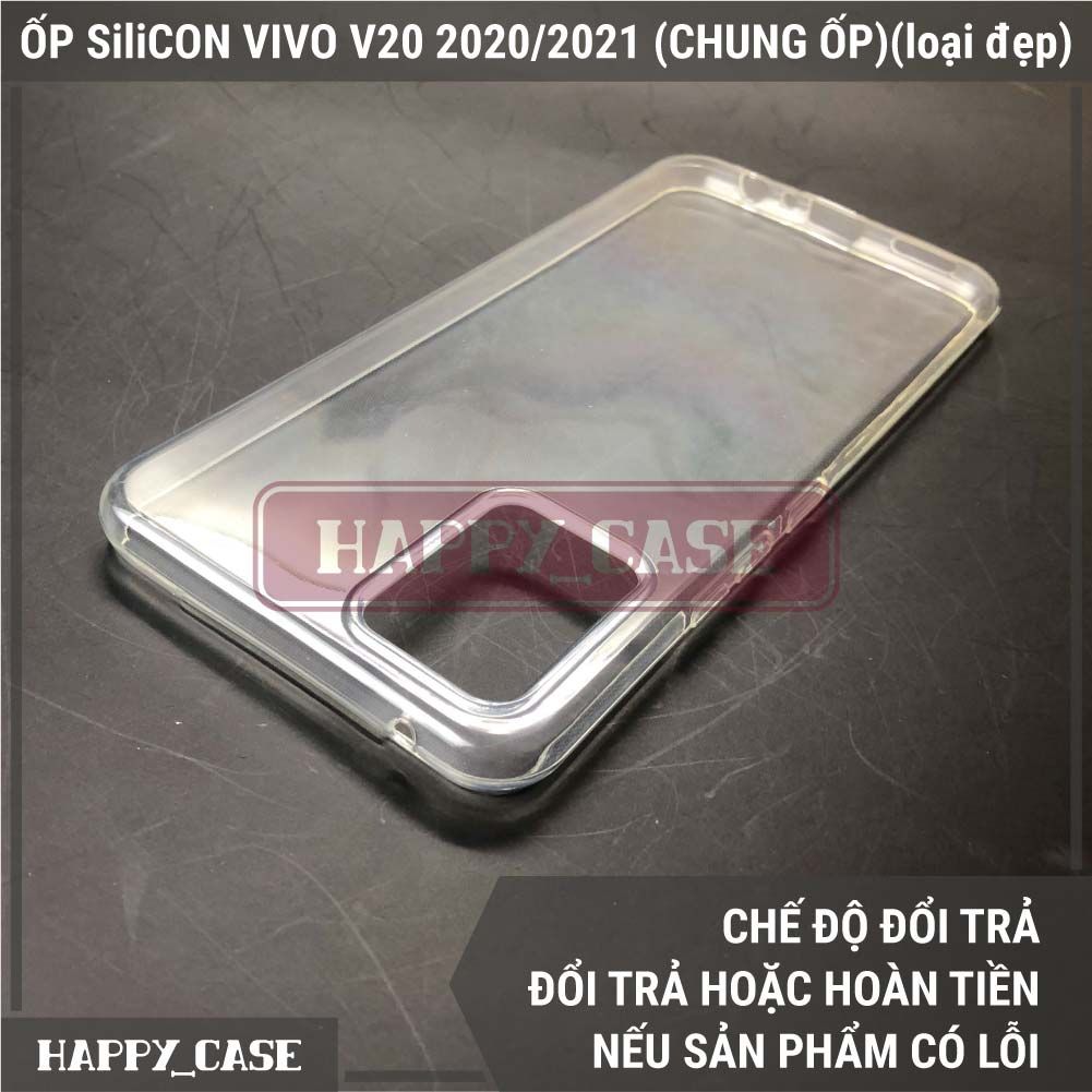 Ốp Điện Thoại Vivo V20 2020/ 2021 (Chung Ốp)(LOẠI ĐẸP) Thin Transparent Silicon