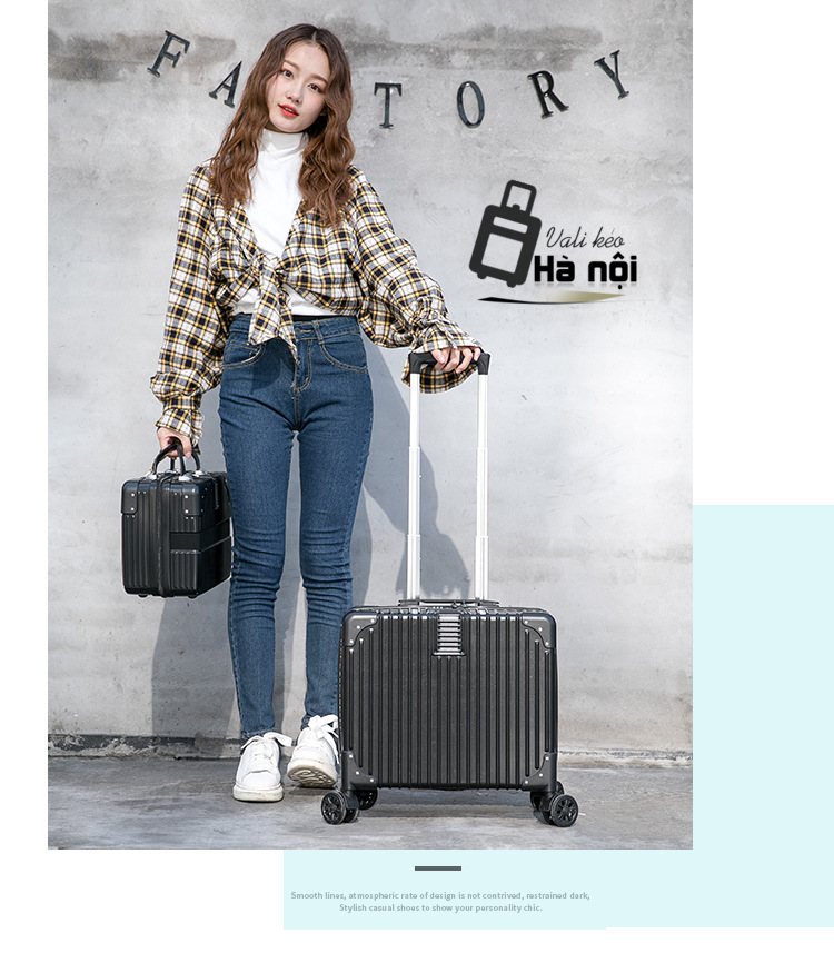 Vali kéo cá nhân RMS size 18inch gọn nhẹ