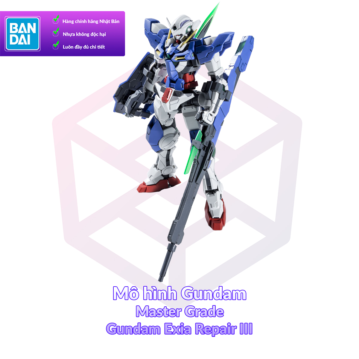 Mô hình lắp ráp HG GN001 Gundam Exia Bandai  TAB Store