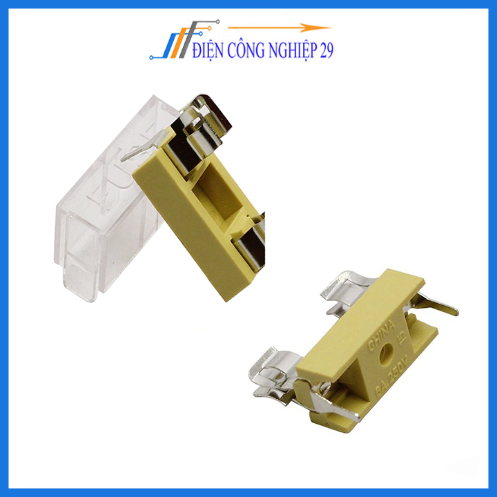 Đế Cầu Chì 5x20 - Có Nắp