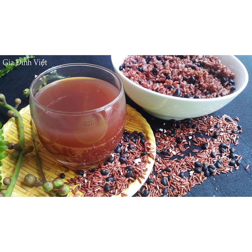 1kg Trà gạo lứt đậu đen xanh lòng rang mộc - thiện phát ( HỘP )