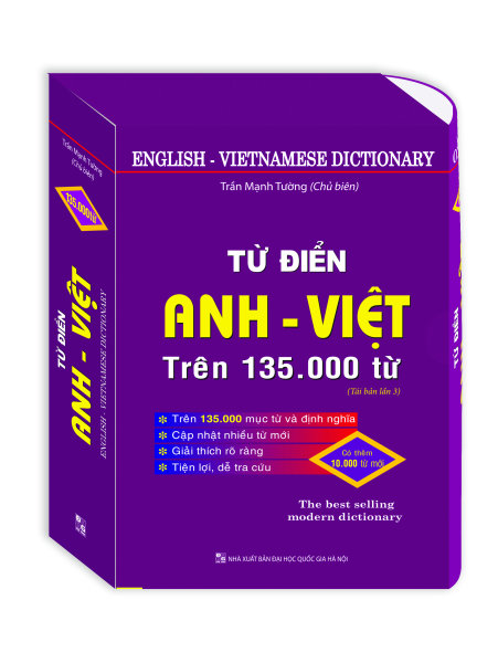 Từ điển Anh - Việt trên 135.000 từ (bìa cứng)