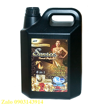 Nước giặt xả siêu đậm đặc Sunree 6 in 1 Thái Lan 5000ml