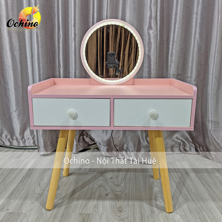 Bàn Trang Điểm, Bàn Trang Điểm Đèn Gương Led Bệt ( Đủ màu)