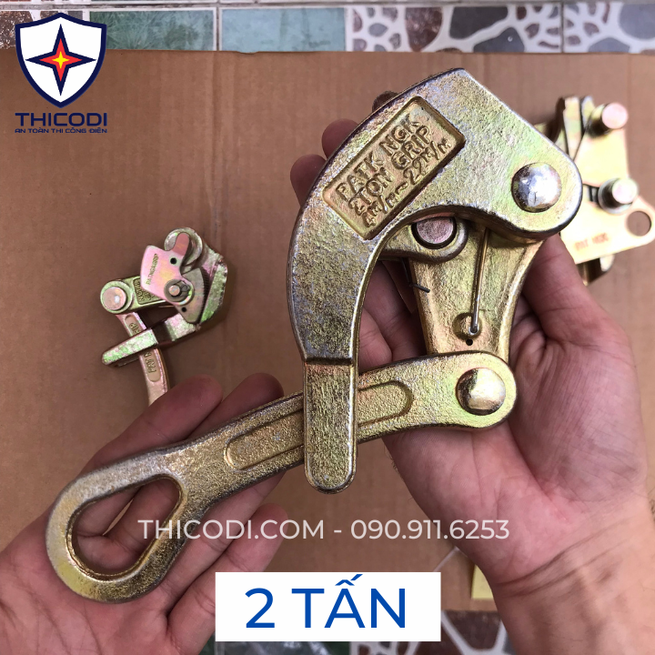 Đớp cáp cóc kẹp cáp ngậm cáp điện 1 tấn - 2 tấn - 3 tấn
