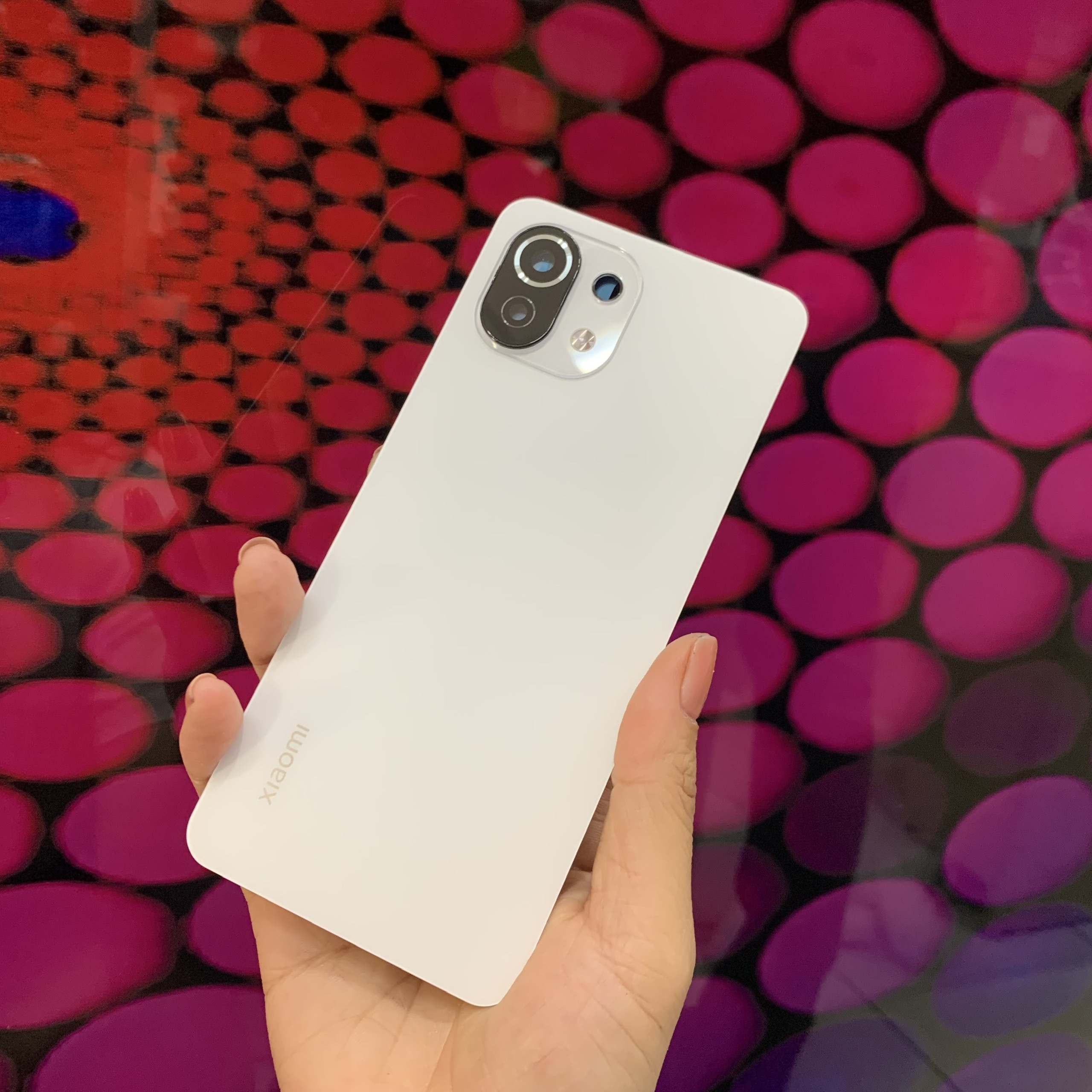Lưng liền kính Camera Xiaomi 11 Lite 4G / 5G ( Zin ) Tặng kèm leo dán dán 15ml