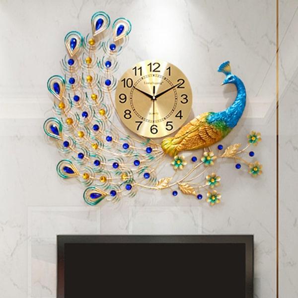 Đồng Hồ Treo Tường Con Công Đẹp A22 bán chạy
