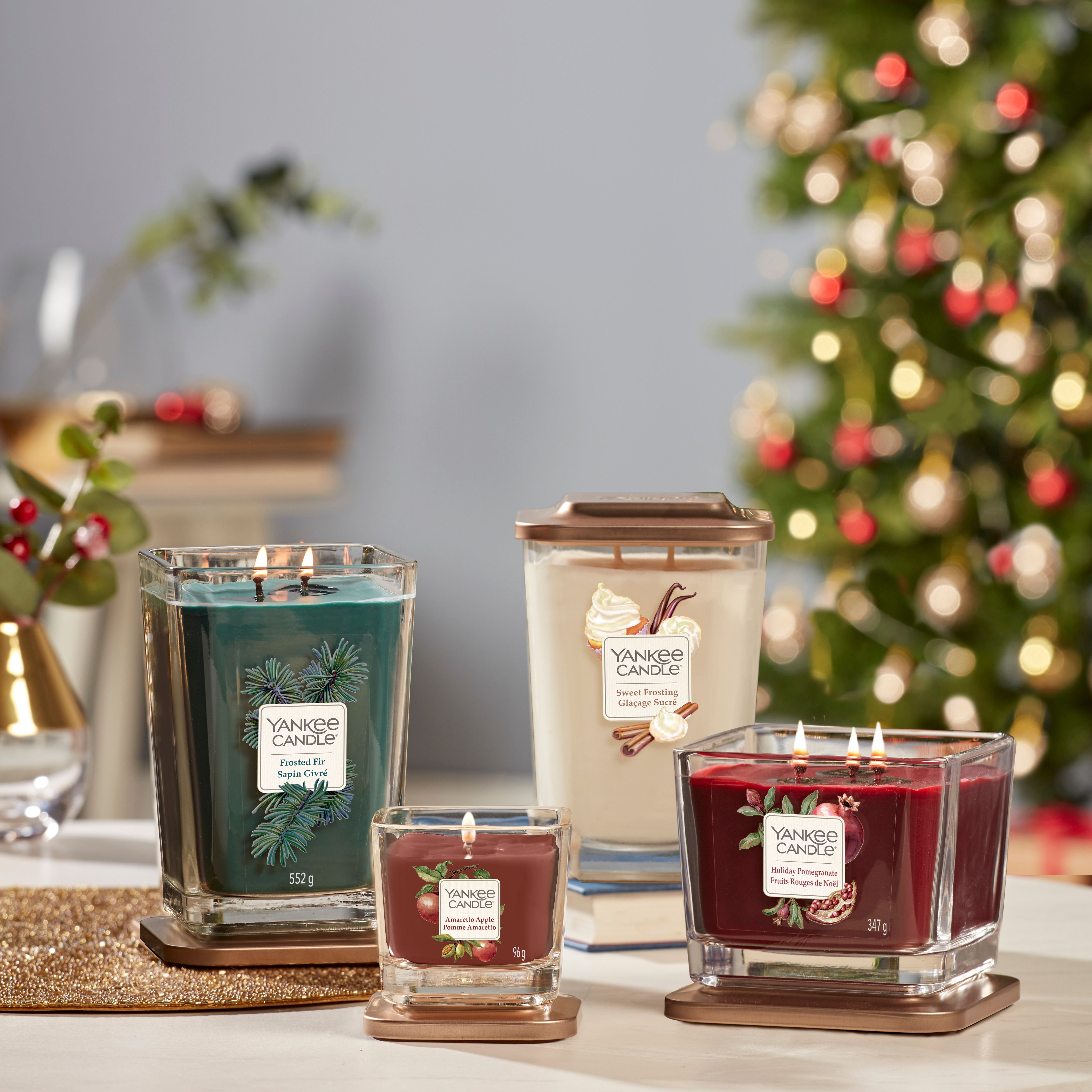 Nến Ly vuông Elevation nến thơm Yankee Candle (Size L 553g)