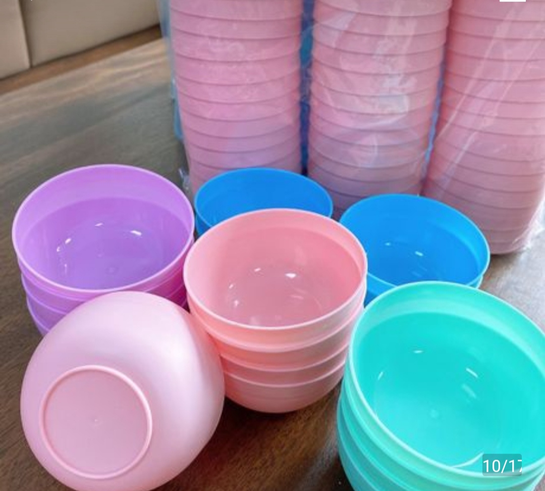 Combo 100 chén pha mặt nạ nhựa dẻo y hình