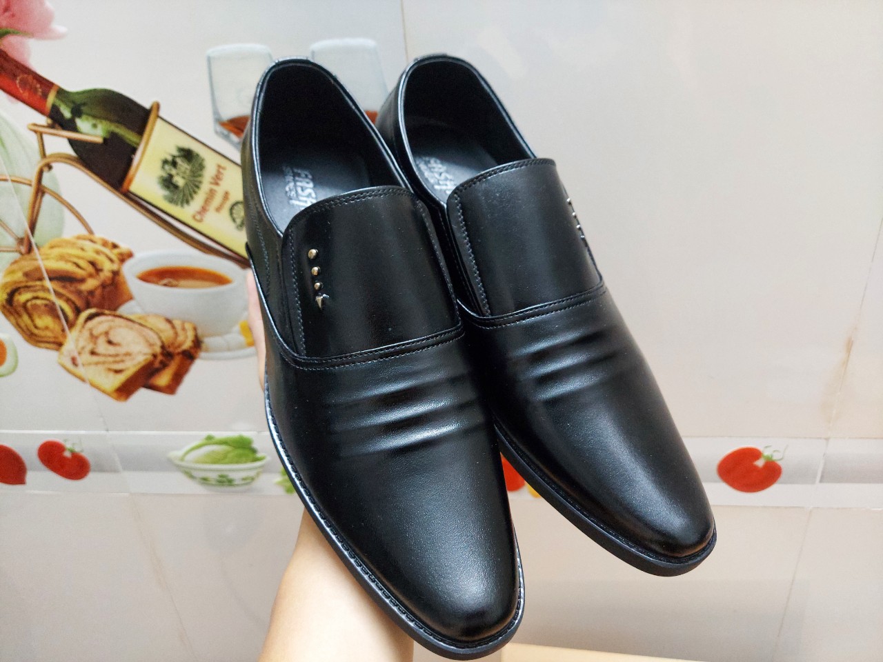 Giày lười công sở siêu mềm đế khâu chắc chắn