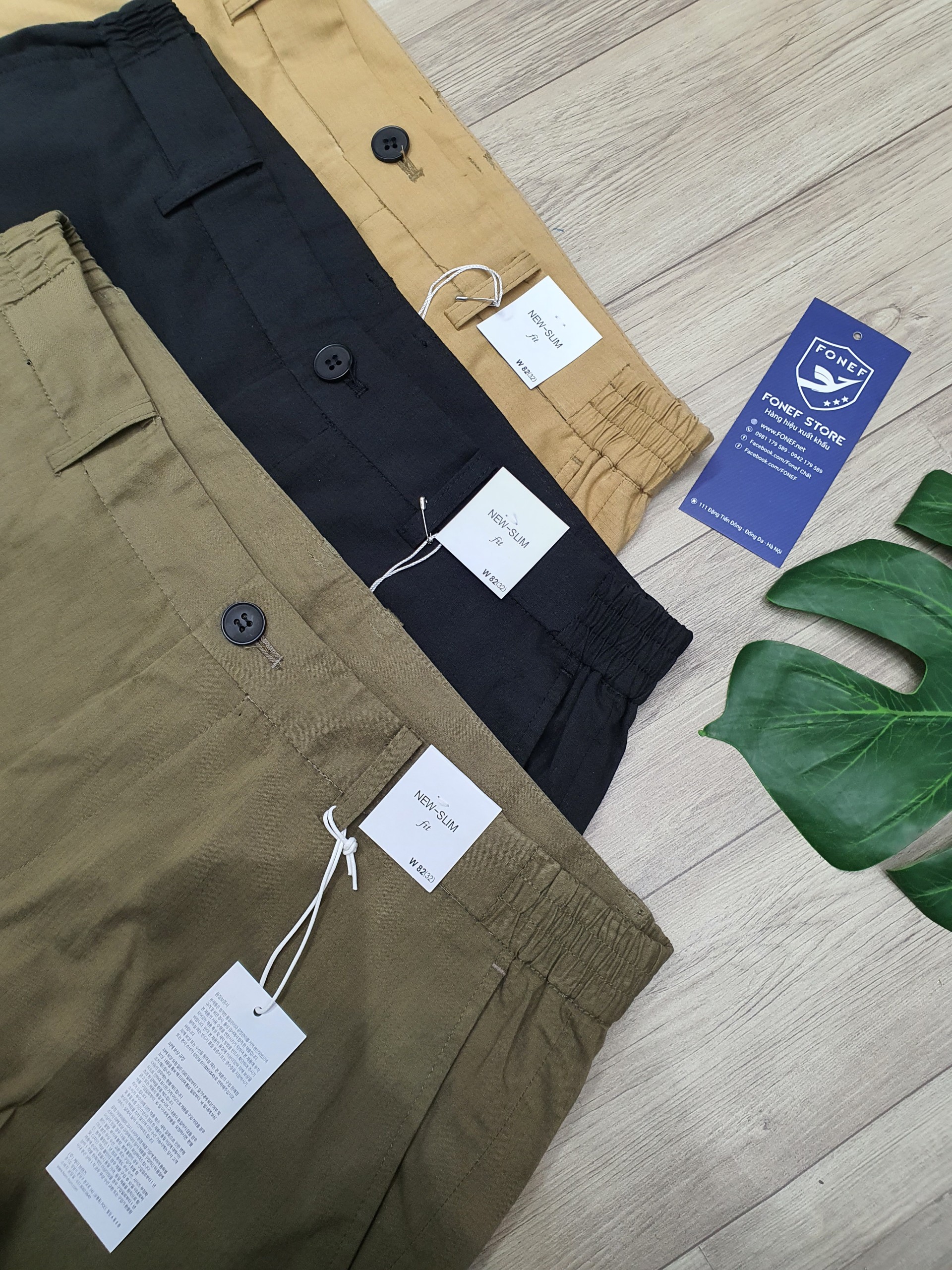 Quần kaki golf (Xuất Hàn) xuất xịn full túi, tag.