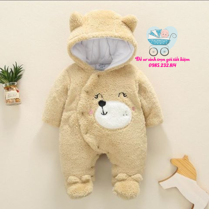 BODY LÔNG GẤU ẤM CHO BÉ 0-12M