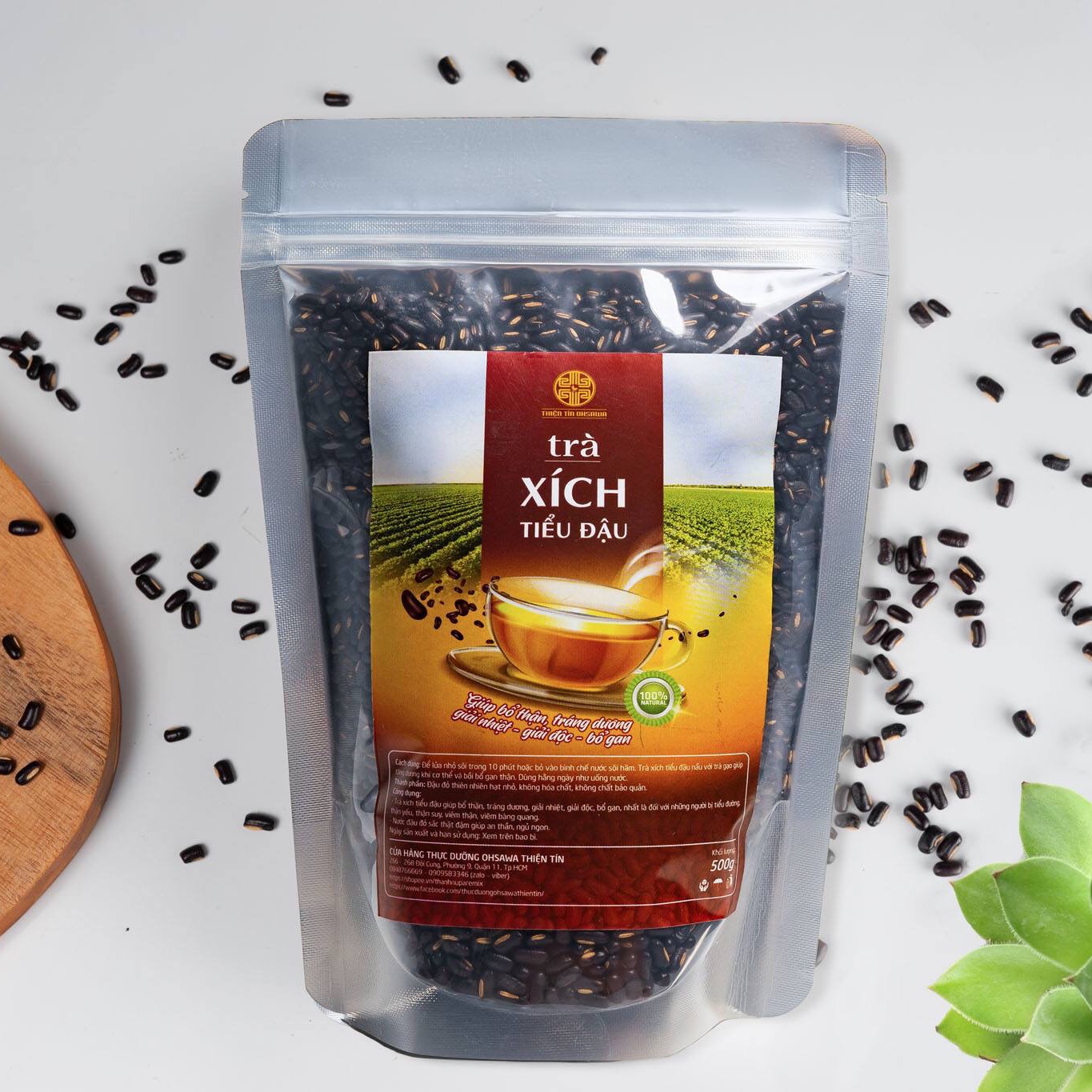Trà Đậu Đỏ ( xích tiểu đậu) 500g nhà làm