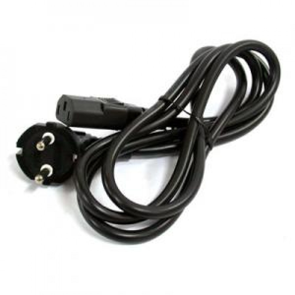 Dây nguồn pc 1.8m 2 chân tròn đầu c13