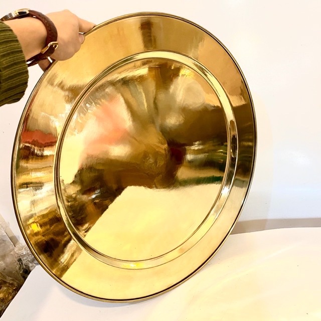 MÂM ĐỒNG 57 cm NẶNG 2.5 kg CHẤT LIỆU BẰNG ĐỒNG 💯