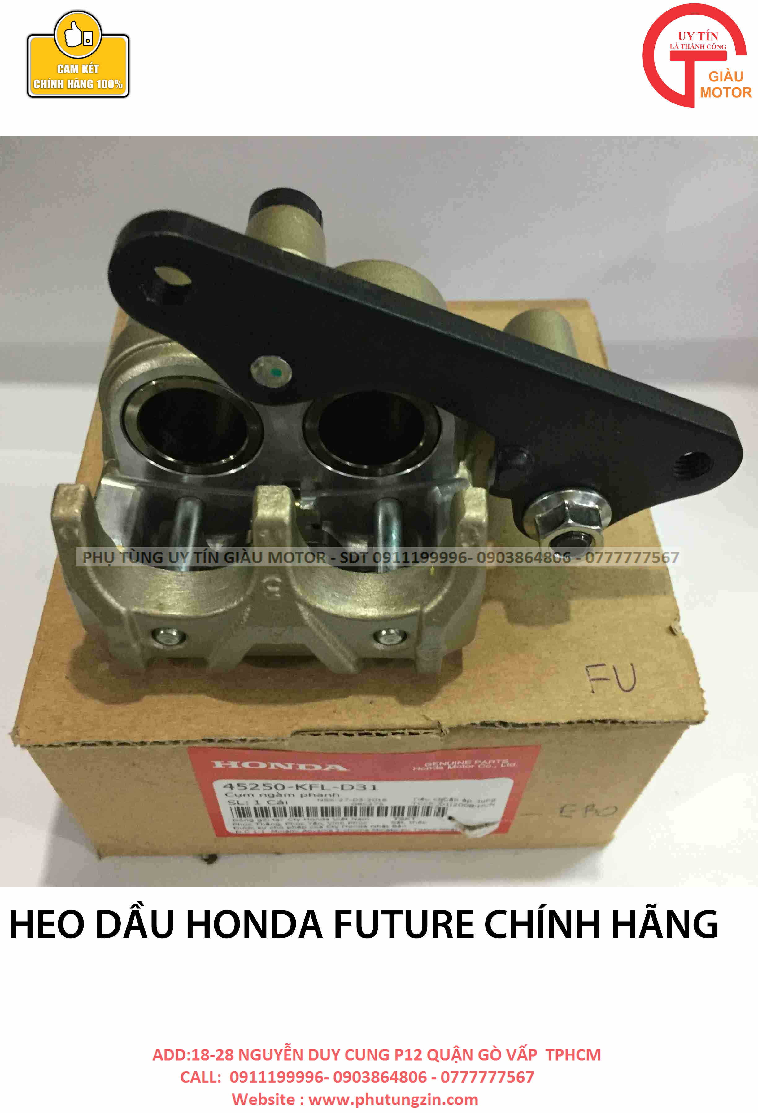 Heo dầu dưới xe honda future chính hãng