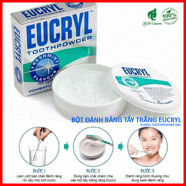 Bột Trắng Răng Eucryl Toothpowder 50g