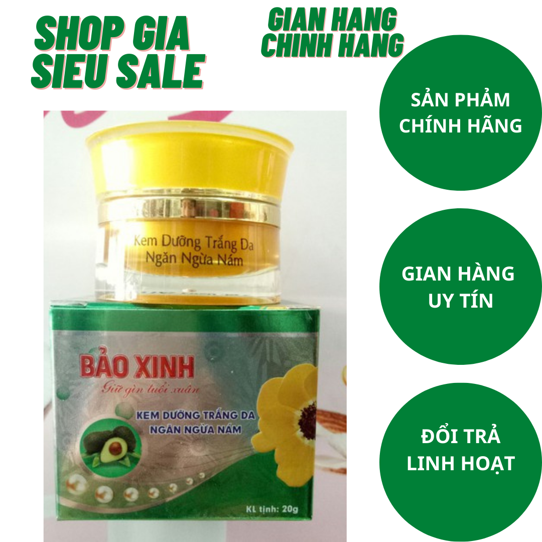 Kem dưỡng trắng da ngừa nám bảo xinh 20g