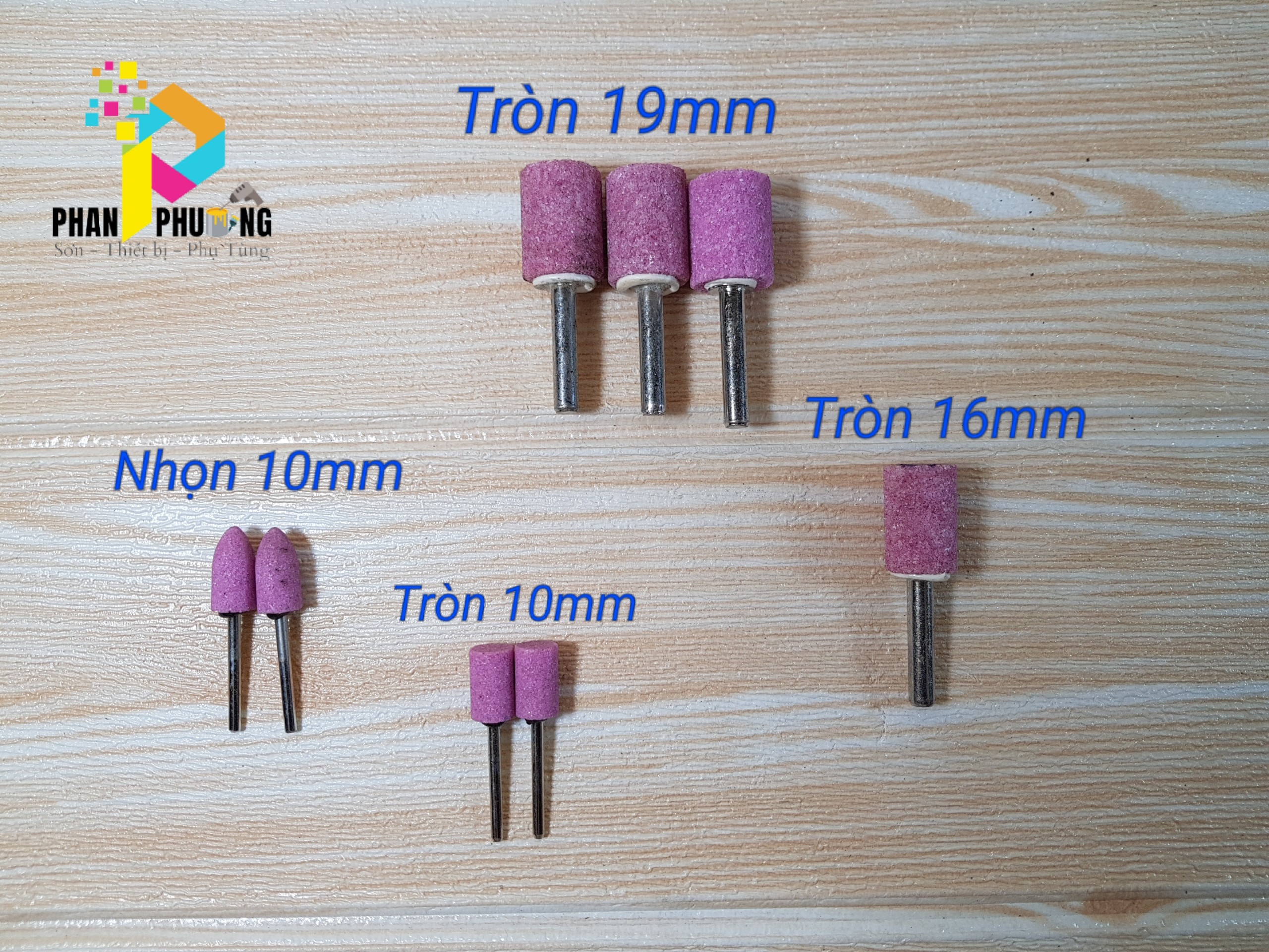 Đá mài trục - đá do lỗ - đá cà lem nhiều loại