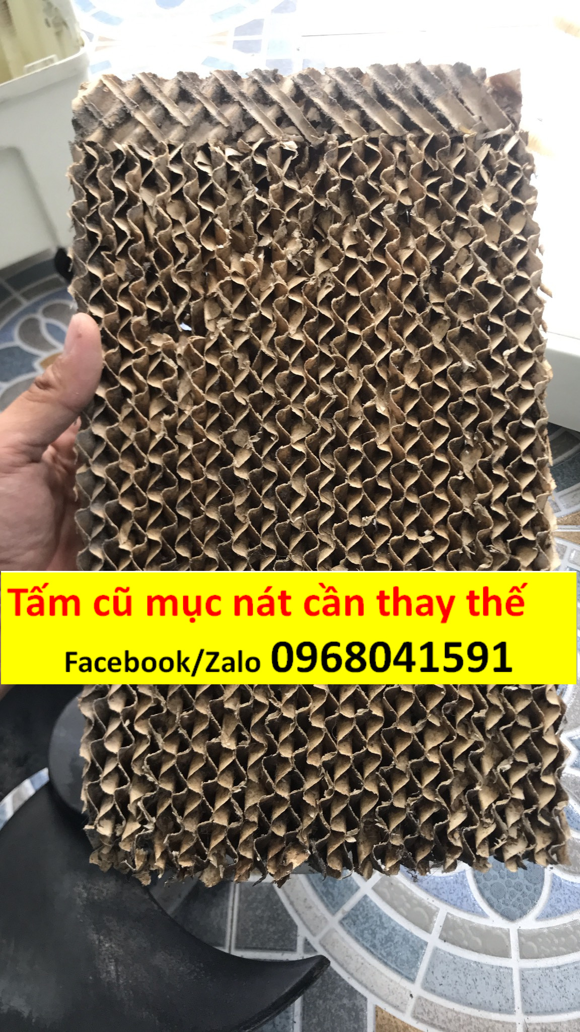 Tấm làm mát quạt hơi nước iruka i99 (Bộ 3 tấm loại tấm sóng nhỏ 4mm)