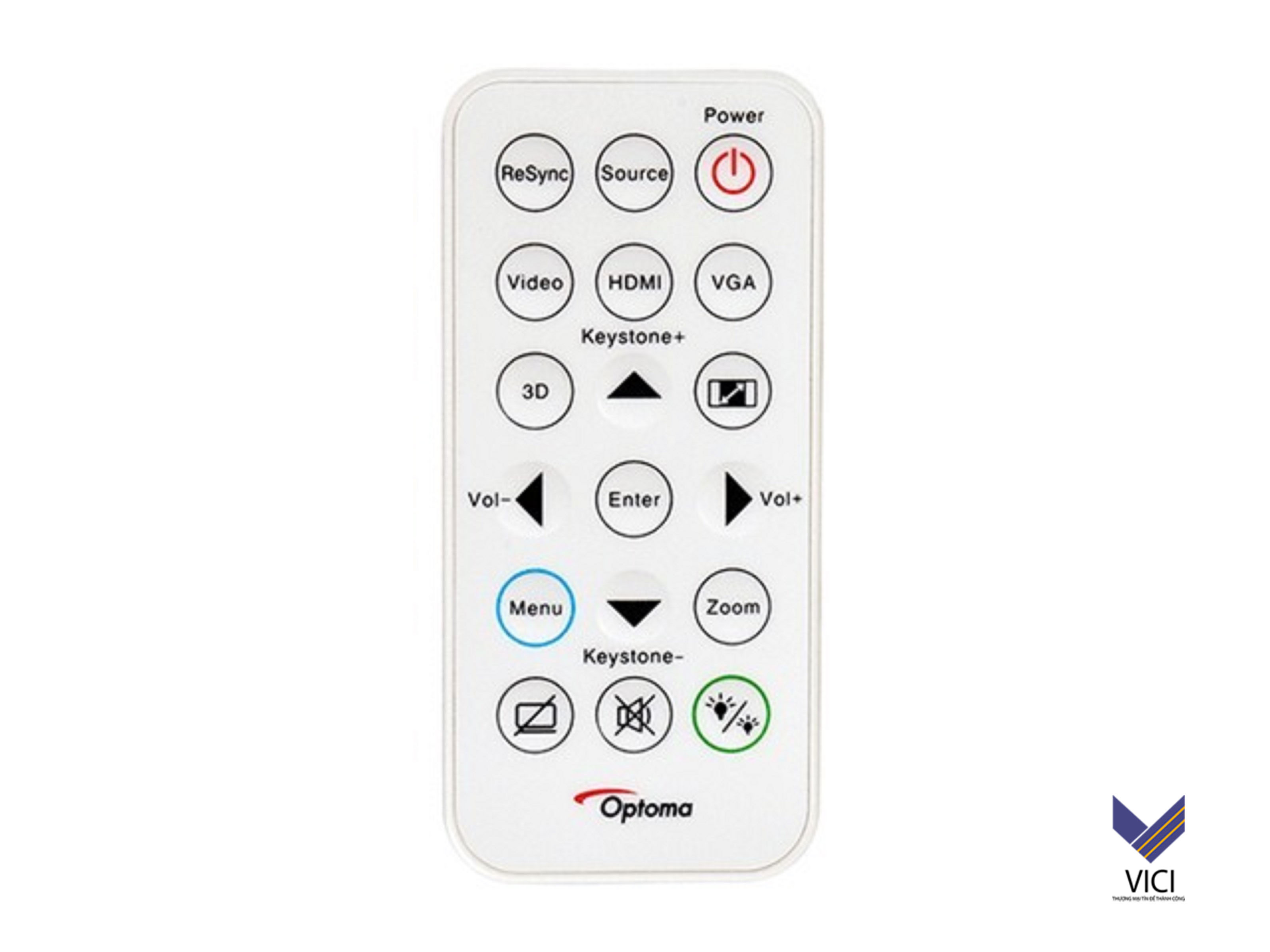 Remote Máy Chiếu Optoma Chính Hãng