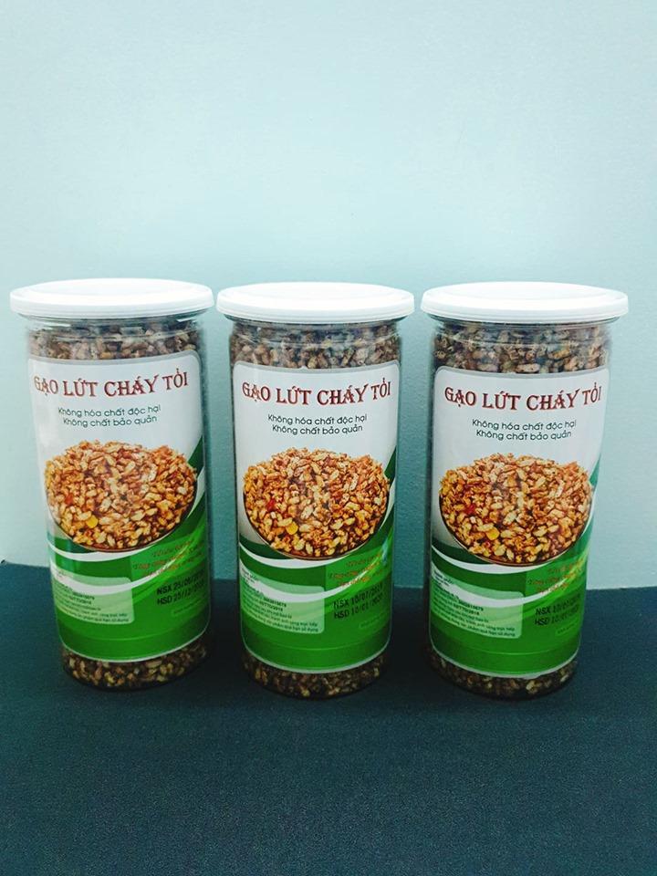 [HCM]Gạo Lứt cháy tỏi 300g